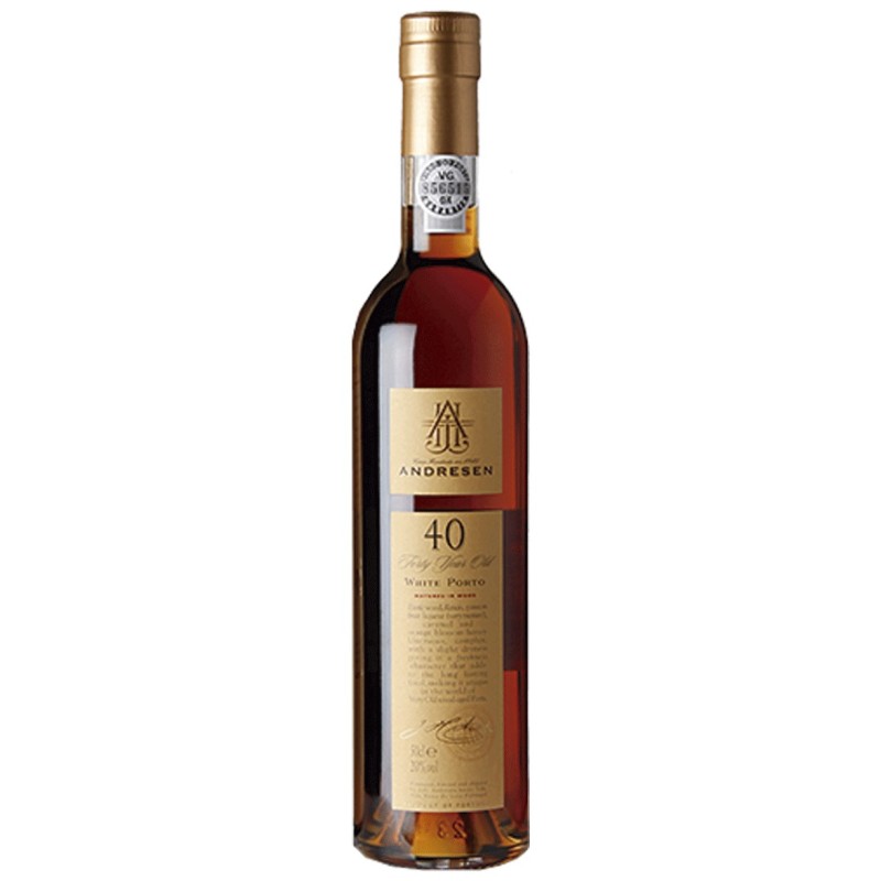 Andresen 40 Ans Vin de Porto Blanc (500ml)|Vins Portugal 