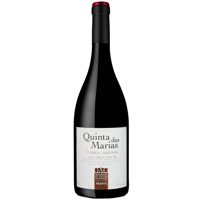 Quinta das Marias Touriga Nacional Reserva 2019 Vin rouge