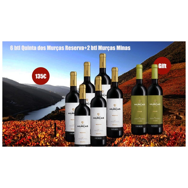 Promotion Vin Rouge Quinta dos Murças Reserva + Vin Rouge Minas