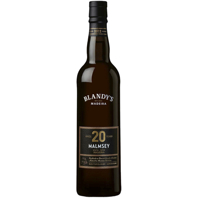 Blandy's 20 Years Malmsey Madère Vin (500 ml)