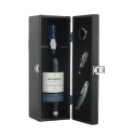 Coffret en cuir avec bouteille de vin de Porto LBV 2000 de Warre