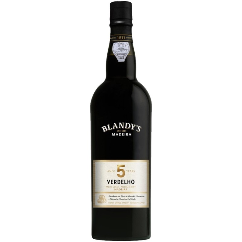 Blandy's 5 Ans Verdelho Demi-Sec Madère Vin