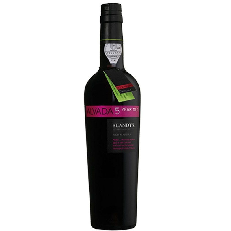 Blandy's 5 Ans Alvada Madère Vin (500 ml)