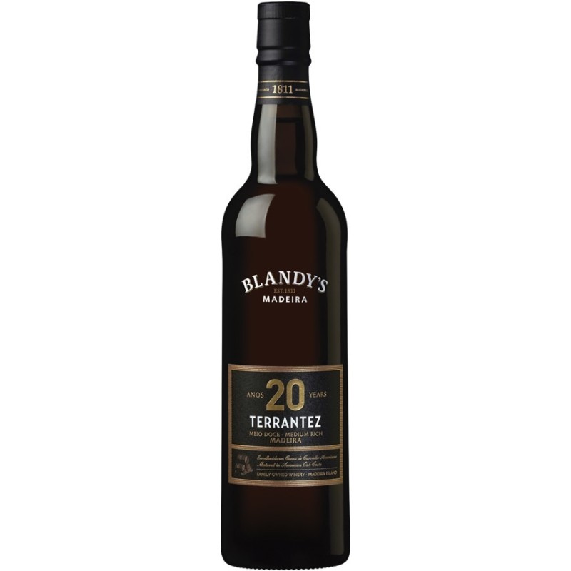 Blandy's 20 Ans Terrantez Madère Vin (500 ml)