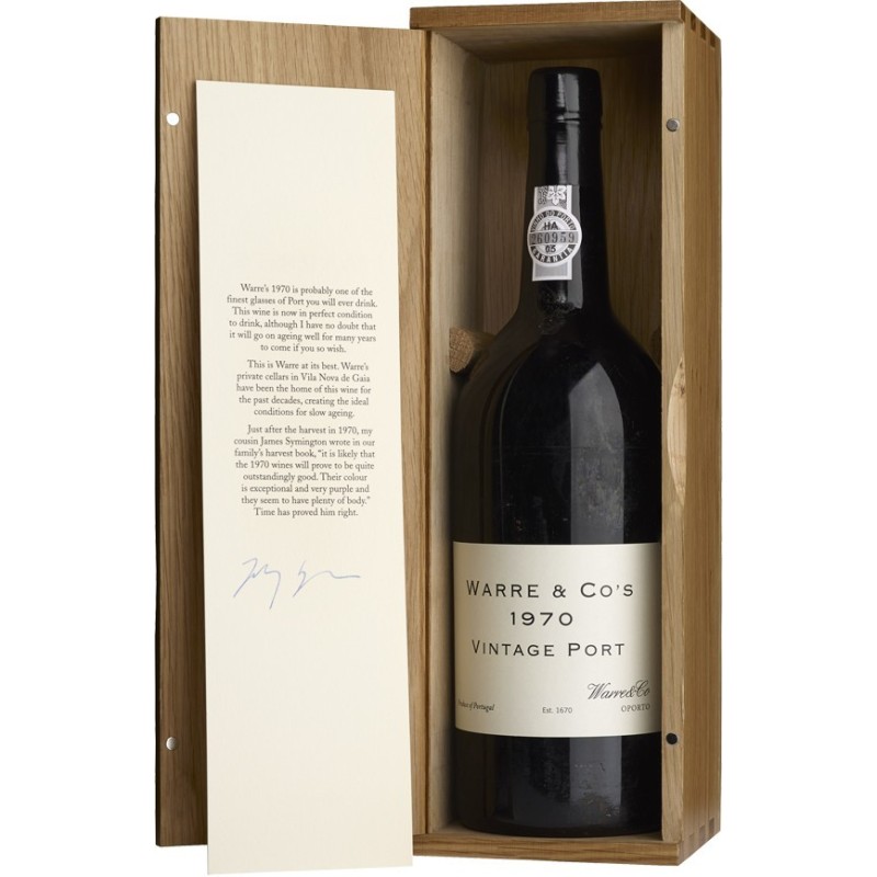 Warre's Vintage Private Cellar 1970 Vin de Porto